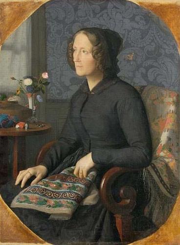 Henri-Pierre Picou Portrait of Mrs. Henri-Jean Pierre Picou, mother of the artist France oil painting art